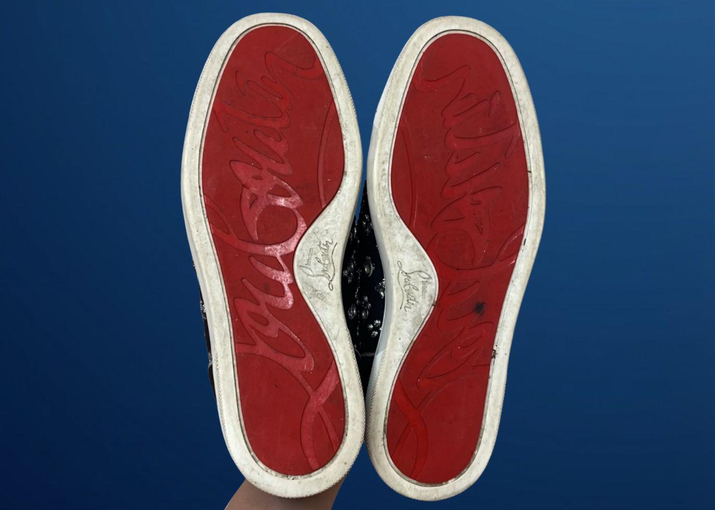 Real customer sneaker pair, before and after Kicks2Fresh restoration